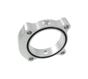 Hyundai Genesis Coupe Throttle Body Spacer - Torque Solution - Silver - `13-`27